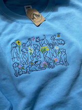Load image into Gallery viewer, Imperfect  Spring Dogs Sweatshirt - Size XL-Sky Blue
