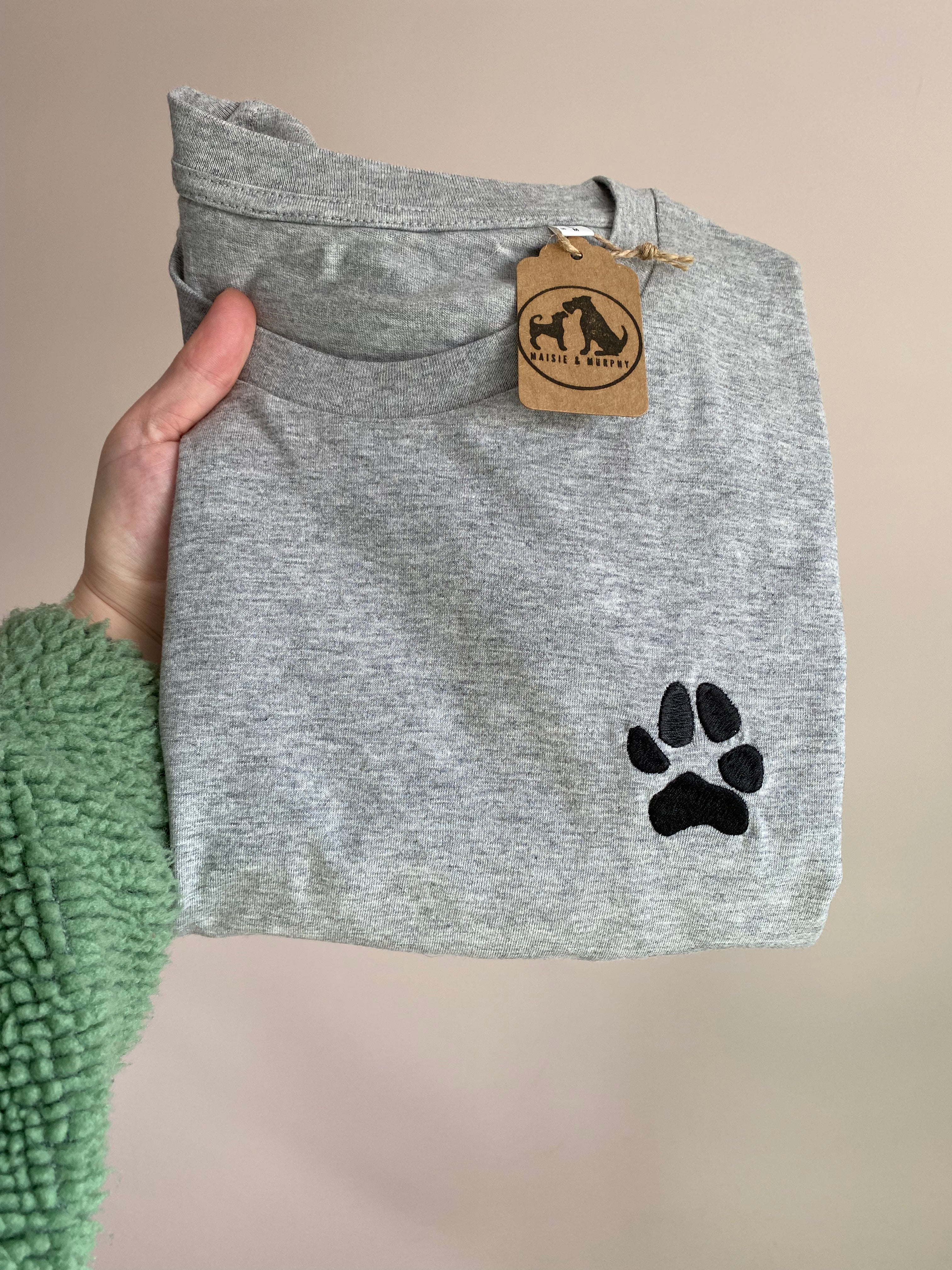 Dog paw print hot sale clothing