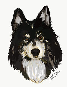 Digital Pet Portrait