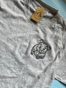 OLD STOCK Hamster T-shirt- grey S