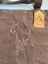 Load image into Gallery viewer, OLD STOCK ENGLISH BULL TERRIER TOTE BAG - fushia
