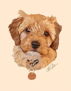 Digital Pet Portrait