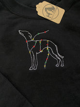 Load image into Gallery viewer, *ADD ON ITEM* add Santa hat/ reindeer antlers/ fairy lights to any of our silhouette style, doodle dogs and custom pieces!
