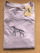 Load image into Gallery viewer, Embroidered Dalmatian T-shirt - Gifts for dalmatian lovers and owners
