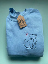 Load image into Gallery viewer, Scottish Terrier Outline Sweatshirt - Gifts for Scottie dog owners and lovers.

