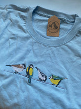 Load image into Gallery viewer, OLD STOCK BIRDS T-shirt- sky blue - XL
