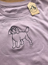 Load image into Gallery viewer, Embroidered Cockapoo T-shirt - Gifts for cockapoo/ cavapoo lovers and owners
