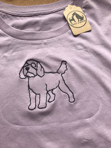 Embroidered Cockapoo T-shirt - Gifts for cockapoo/ cavapoo lovers and owners