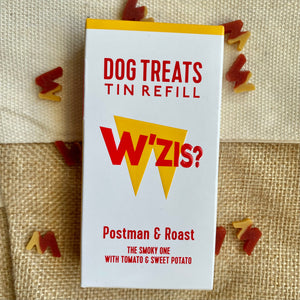 W’zis - REFILL PACK (no Tin)  - Postman & Roast Dog Treats (Yellow)