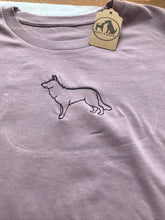 Load image into Gallery viewer, Embroidered GSD T-shirt - Gifts for german shepherd / Alsatian lovers and owners
