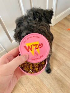 W’zis - Lamp Post & Chips Dog Treats - TIN + REFILLS (150g)