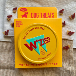 W’zis - Postman & Roast Dog Treats - TIN + REFILLS (150g)