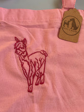 Load image into Gallery viewer, OLD STOCK ALPACA TOTE BAG - Baby pink
