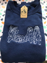 Load image into Gallery viewer, Custom Doodle Pet Sweatshirt - Gifts for dog / cat owners
