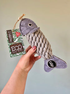 Roger the Rope Fish - Eco Dog Toy