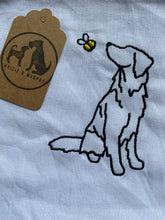 Load image into Gallery viewer, Spring Golden retriever Outline Sweatshirt - Gifts for goldie owners and lovers.
