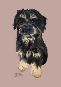 Digital Pet Portrait- Full Body