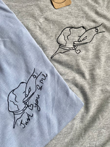 Custom ‘Just You & Me’ Sweatshirt - Personalised Sweatshirt for dog owners and lovers