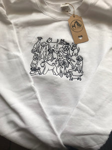 Embroidered Dog Club Sweatshirt for dog lovers