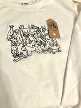 Load image into Gallery viewer, Embroidered Dog Club Sweatshirt for dog lovers
