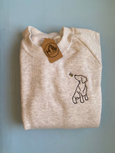 Load image into Gallery viewer, Spring Cocker Spaniel Outline Sweatshirt - Gifts for working cocker spaniel, water spaniel and alpine spaniel owners and lovers.

