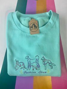 Fashion Show Sighthound Sweatshirt - For Dog Lovers