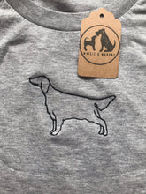 Load image into Gallery viewer, Custom Silhouette Style Sweatshirt - Outline only  - Gifts for dog / cat lovers
