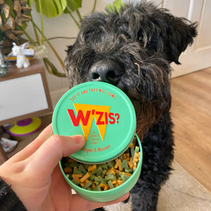 W’zis - Slipper & Biscuit Dog Treats (Green Tin)