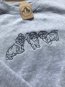 Embroidered Shih Tzu Sweater - Gifs for Tzu Lovers and owners