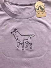 Load image into Gallery viewer, Embroidered Husky Silhouette Sweatshirt- Gifts for husky/ Alaskan malamute lovers and owners
