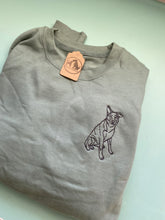 Load image into Gallery viewer, Imperfect dog Sweatshirt - Size S- Dusty Green
