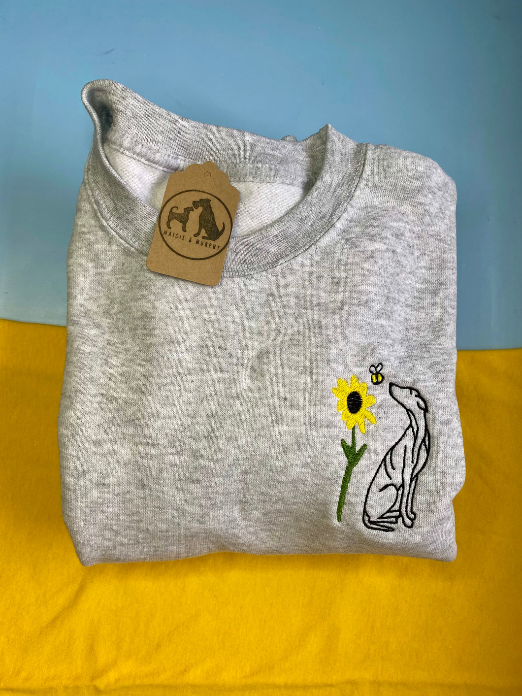 *ADD ON ITEM* Ukraine charity sunflower- add a sunflower to any existing spring time or silhouette sweatshirt