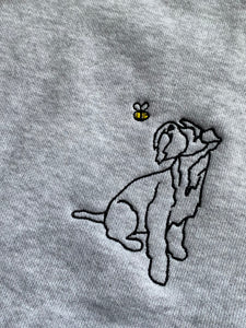 Schnauzer Outline Sweatshirt - Gifts for miniature/ standard schnauzer owners and lovers.