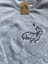 Load image into Gallery viewer, Spring Dachshund Outline Sweatshirt - Gifts for sausage dog owners and lovers.
