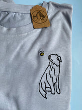 Load image into Gallery viewer, Spring Border Collie Outline Sweatshirt - Gifts for collie owners and lovers.
