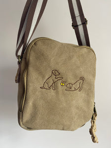 Puppy Outline Cross Body Bag- For dog walking