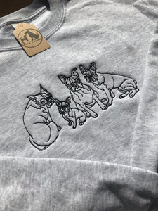 Embroidered Boston Terrier Sweatshirt - Gifts for dog lovers & owners