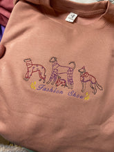 Load image into Gallery viewer, Fashion Show Sighthound Sweatshirt - For Dog Lovers
