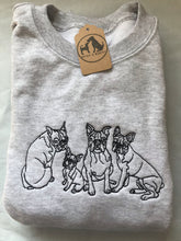 Load image into Gallery viewer, Embroidered Boston Terrier Sweatshirt - Gifts for dog lovers &amp; owners
