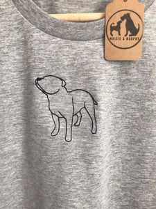 Staffie T-shirt - Gifts for Staffordshire Bull Terrier Lovers and Owners