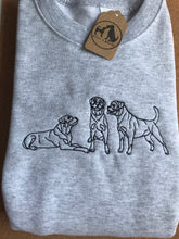Load image into Gallery viewer, Embroidered Rottweiler Sweater - Gifs for Rottie Lovers and owners
